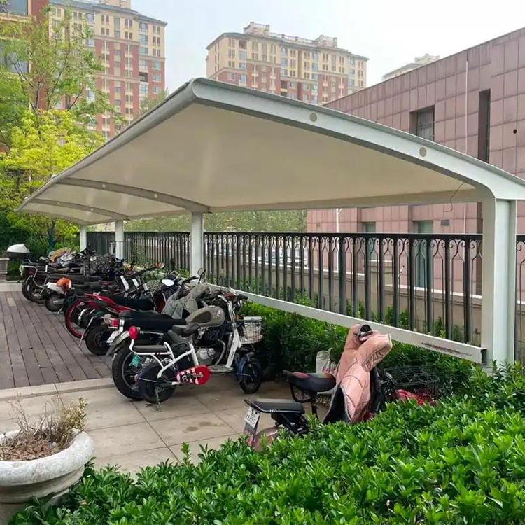 平定县膜结构电动车棚